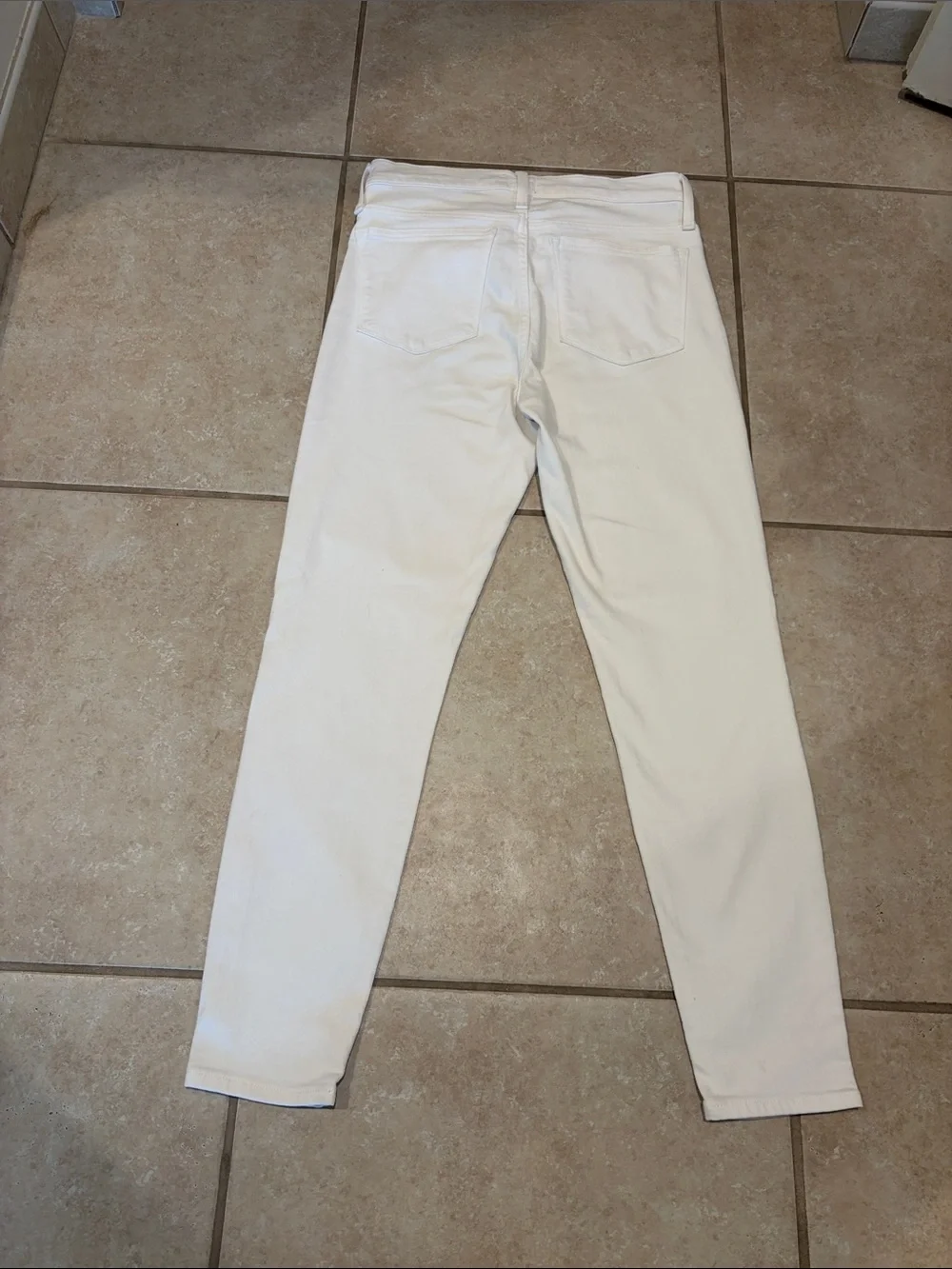J. Crew White High-Rise Skinny Jeans waist 30